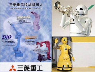 三菱噴涂機器人春節不打烊，海藍機電道一聲：新春快樂！