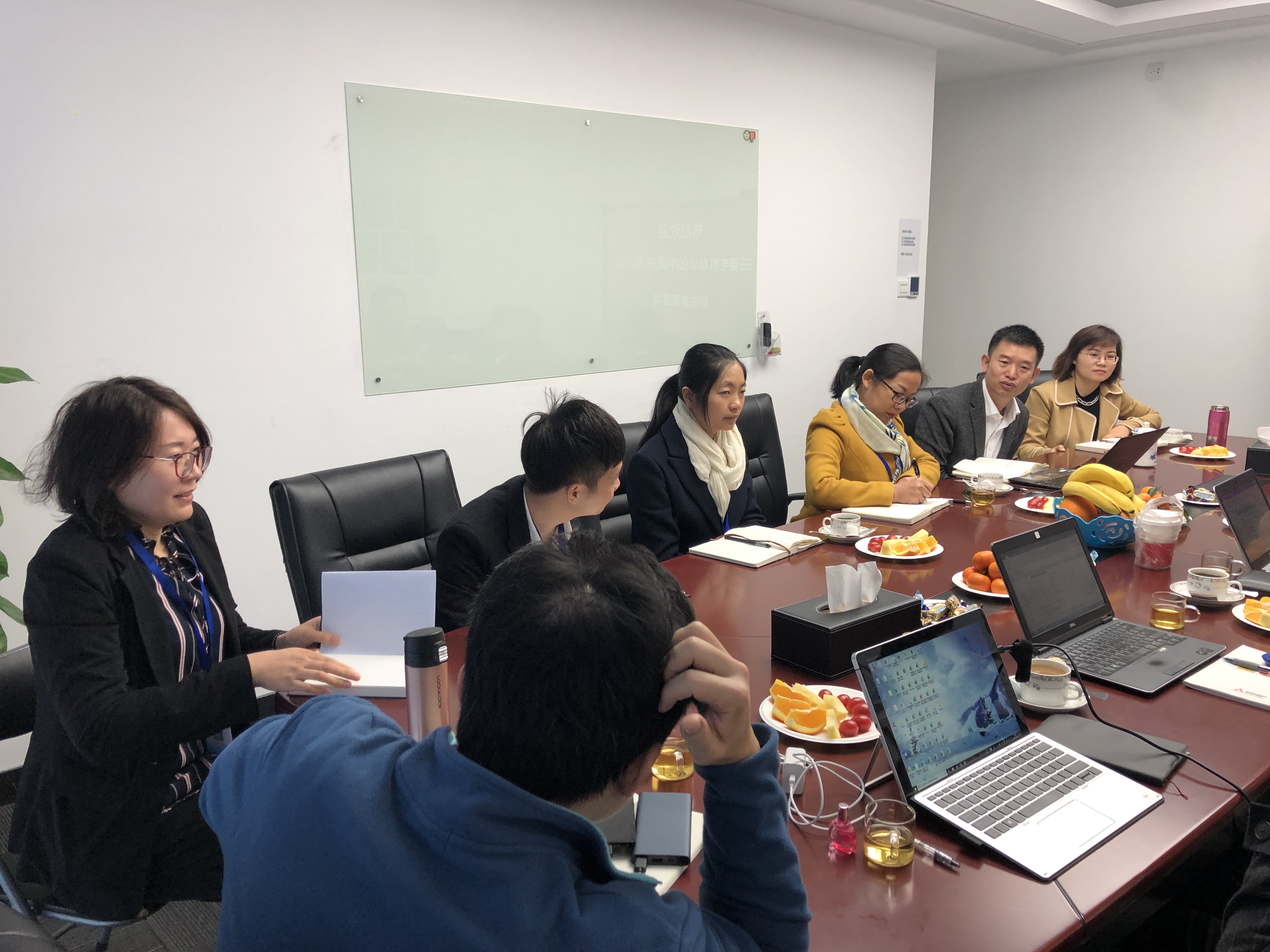 三菱自動化蒞臨海藍指導工作 三菱自動化蒞臨海藍指導工作